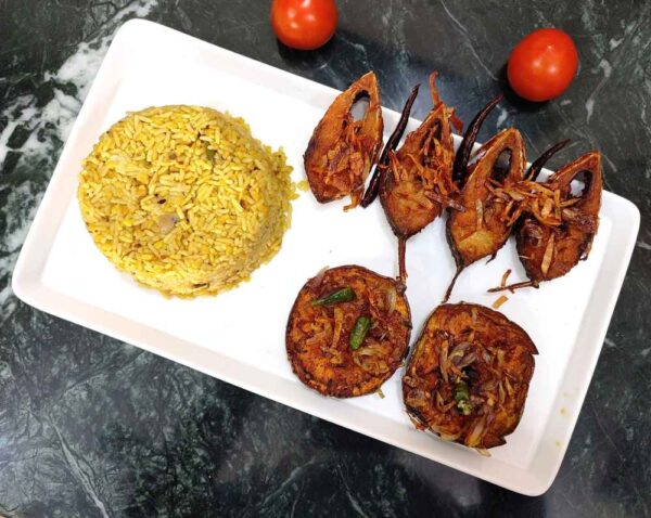 Khichuri platter