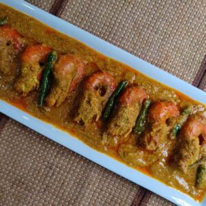 Prawn malai curry