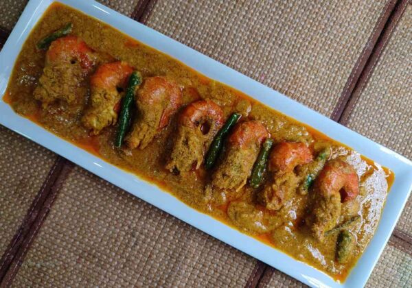 Prawn malai curry